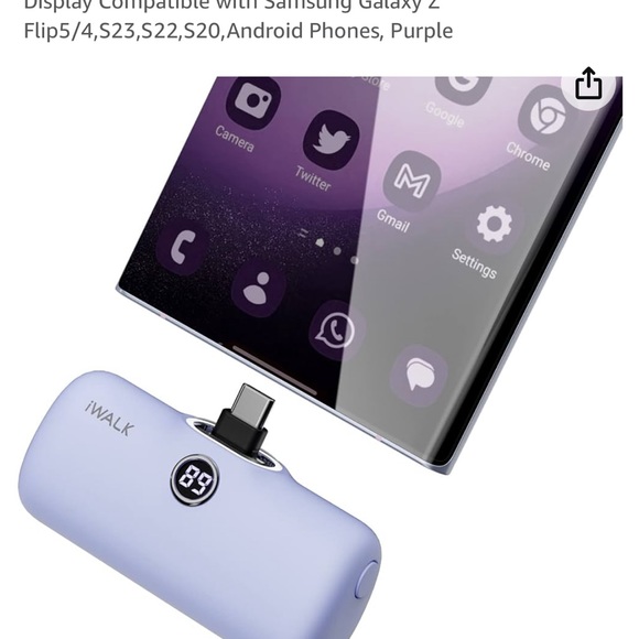 NIB Iwalk portable charger 3 colors to choose from C power bank - Picture 7 of 8